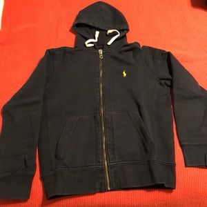 Polo zip up hoodie